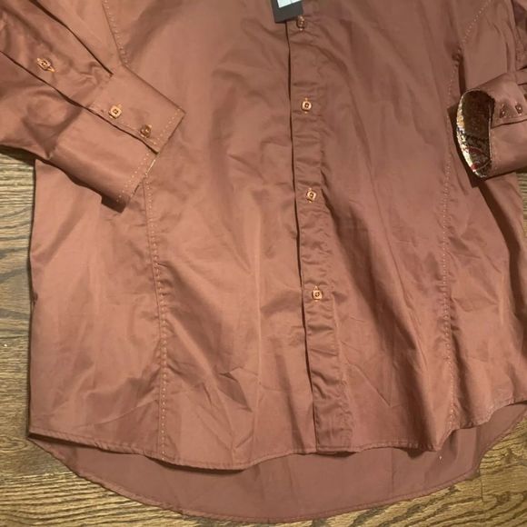 Envy Copper Button Down Long Sleeve size 4XL NWT - Picture 2 of 7